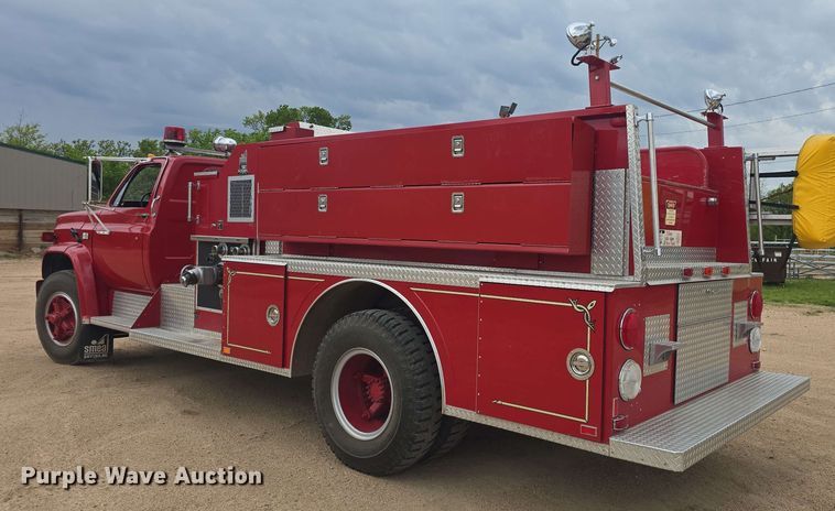 image for item EF3483 1989 Chevrolet 70 custom deluxe pumper fire truck