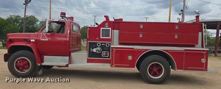 image for item EF3483 1989 Chevrolet 70 custom deluxe pumper fire truck