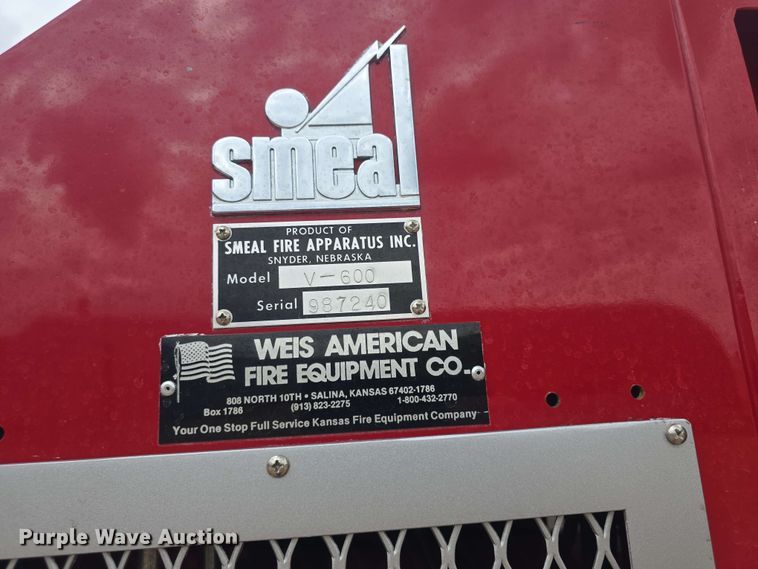 image for item EF3483 1989 Chevrolet 70 custom deluxe pumper fire truck