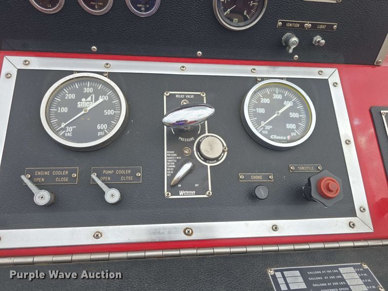 image for item EF3483 1989 Chevrolet 70 custom deluxe pumper fire truck