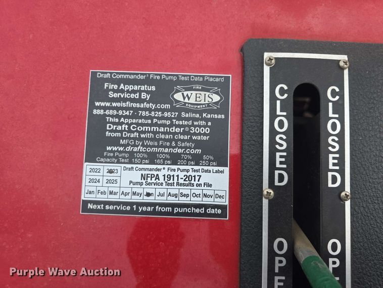 image for item EF3483 1989 Chevrolet 70 custom deluxe pumper fire truck