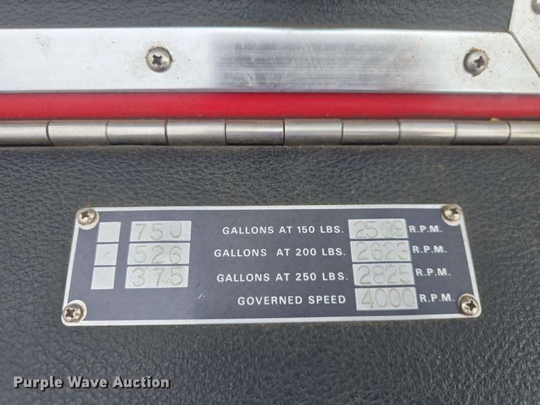 image for item EF3483 1989 Chevrolet 70 custom deluxe pumper fire truck