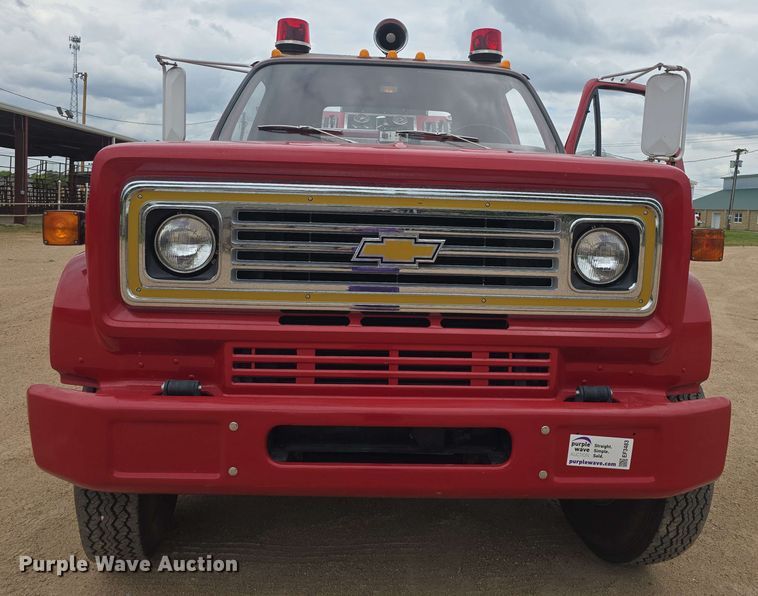 image for item EF3483 1989 Chevrolet 70 custom deluxe pumper fire truck