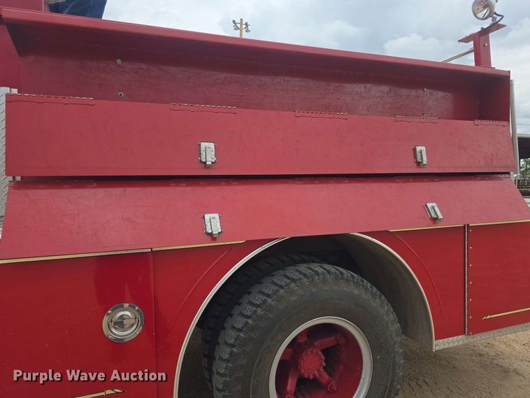 image for item EF3483 1989 Chevrolet 70 custom deluxe pumper fire truck