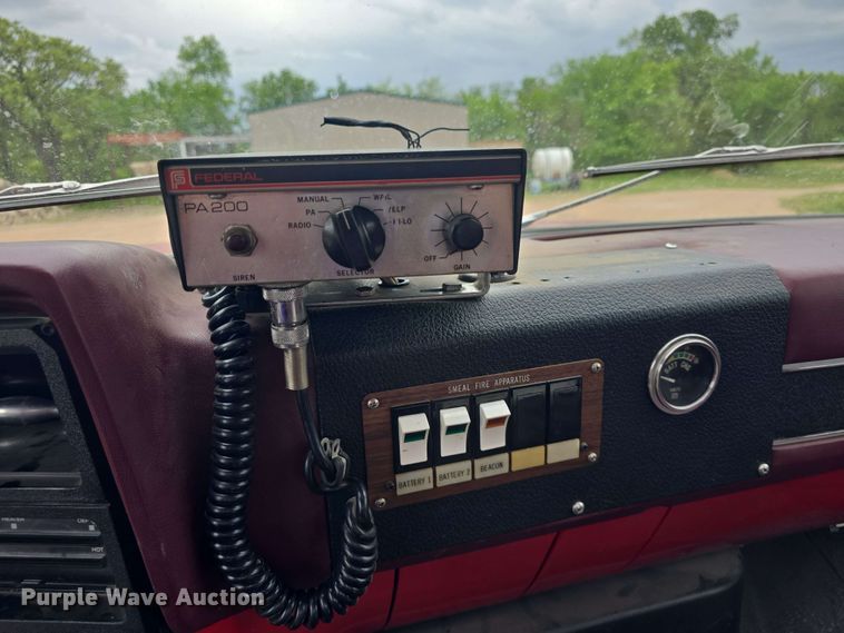 image for item EF3483 1989 Chevrolet 70 custom deluxe pumper fire truck