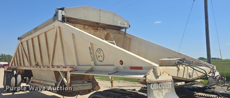 image for item EF3496 1995 Ranch bottom dump trailer