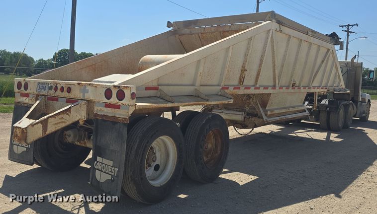 image for item EF3496 1995 Ranch bottom dump trailer