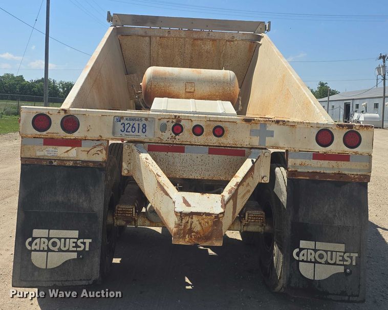 image for item EF3496 1995 Ranch bottom dump trailer