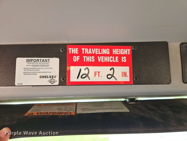 image for item EJ0023 2001 Freightliner FL70 digger derrick truck