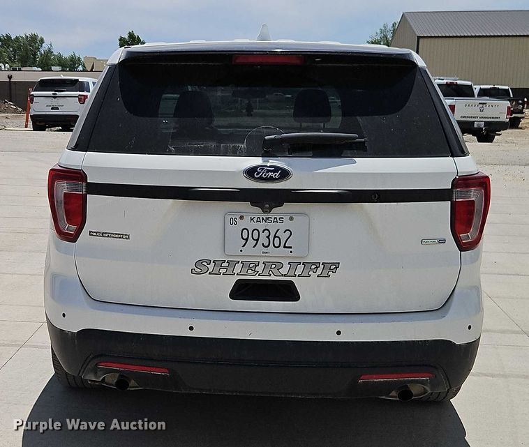 image for item EJ0042 2017 Ford Explorer Police Interceptor 