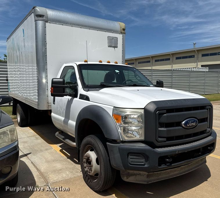 image for item EJ4487 2014 Ford F550 Super Duty box truck