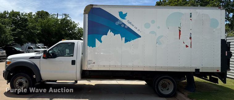 image for item EJ4487 2014 Ford F550 Super Duty box truck
