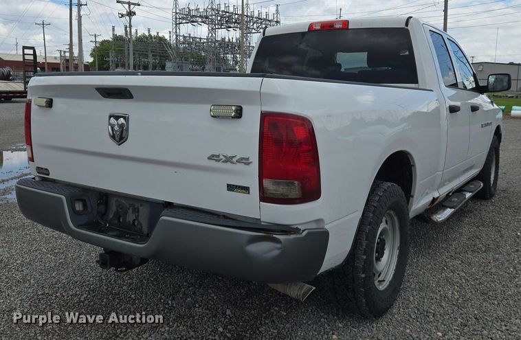 image for item EJ7554 2011 Dodge Ram 1500 Quad Cab pickup truck