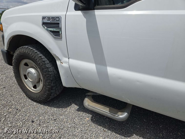 image for item EJ7555 2008 Ford F350 Super Duty XL SuperCab utility bed pickup truck