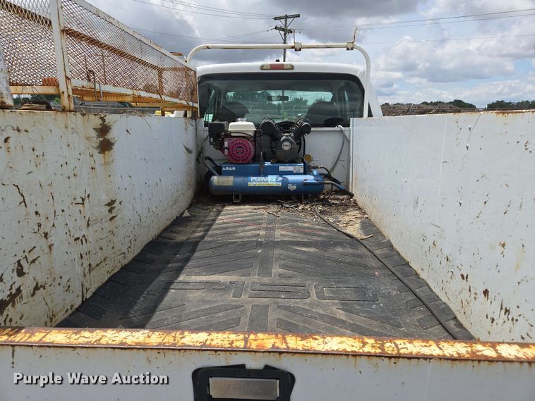 image for item EJ7555 2008 Ford F350 Super Duty XL SuperCab utility bed pickup truck