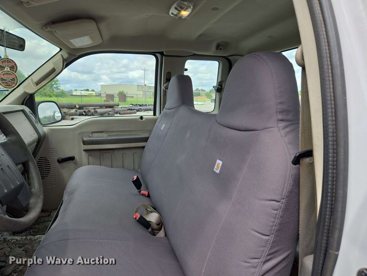 image for item EJ7555 2008 Ford F350 Super Duty XL SuperCab utility bed pickup truck