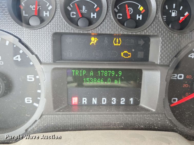 image for item EJ7555 2008 Ford F350 Super Duty XL SuperCab utility bed pickup truck