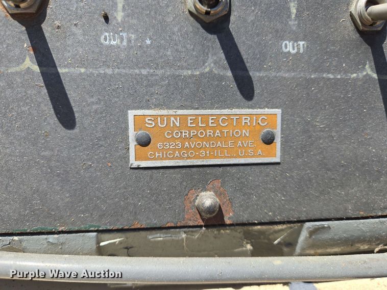 image for item EJ7562 Sun Electric Co. aircraft generator tester
