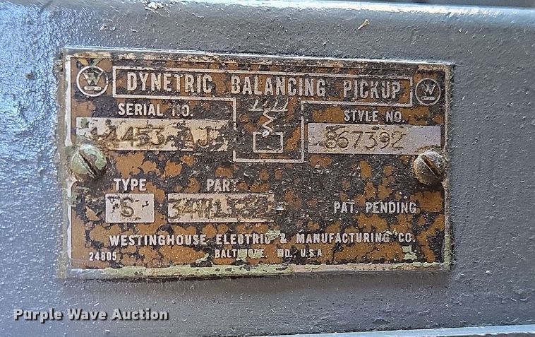 image for item EJ7563 Gisholt Dynetric balancing machine