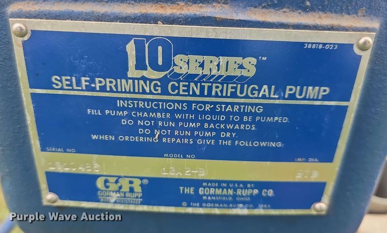 image for item EK5210 Gorman-Rupp 10 Series  trash pump