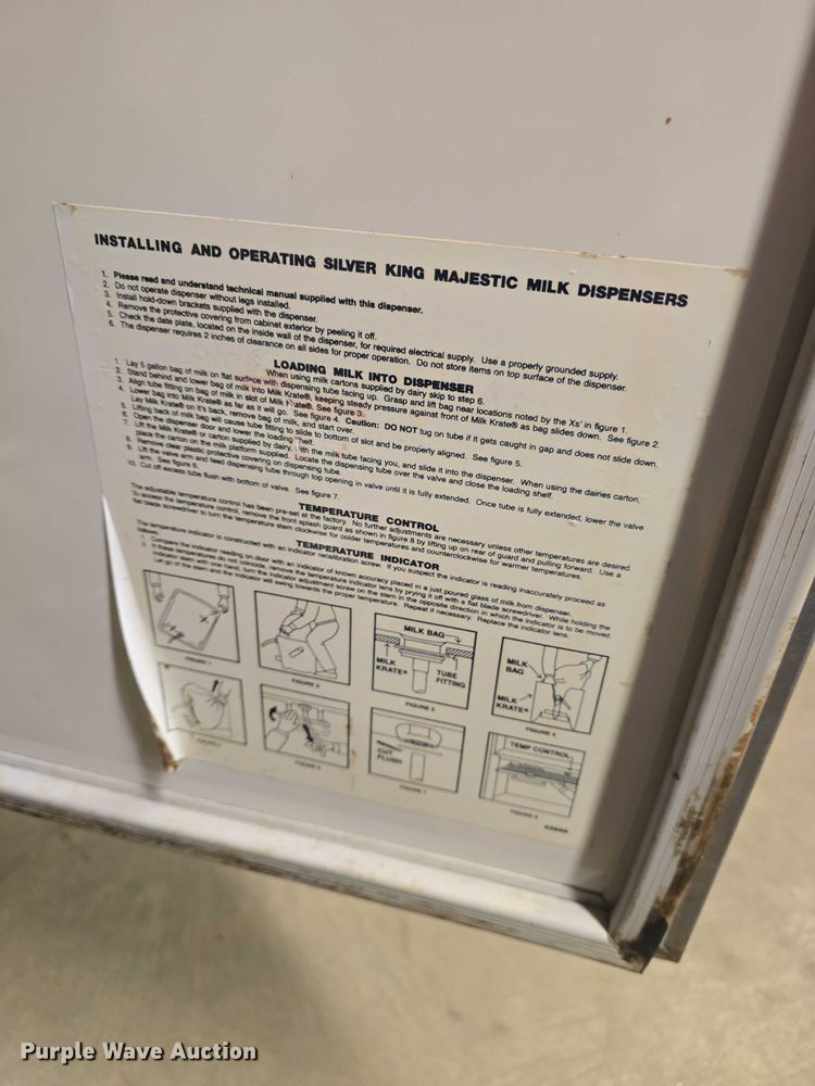 image for item EK5252 (2) Silver King milk dispensers