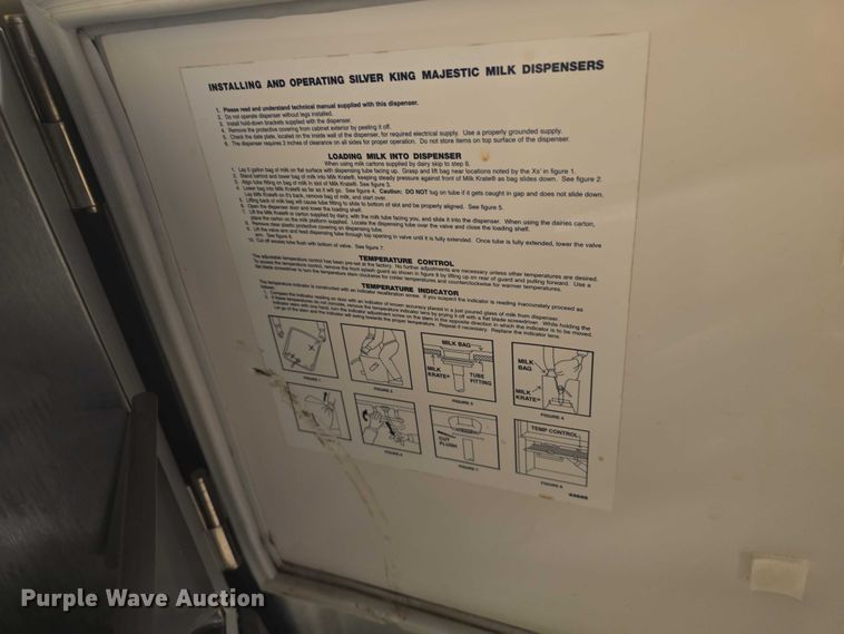 image for item EK5252 (2) Silver King milk dispensers