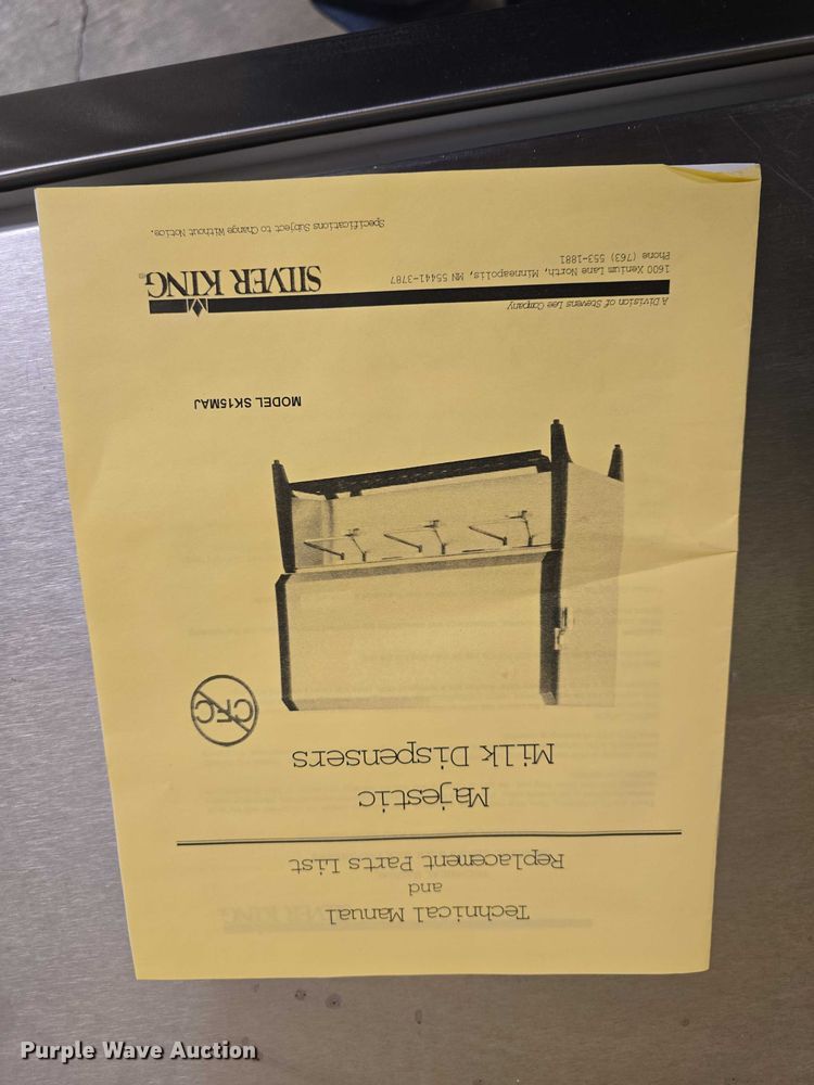 image for item EK5252 (2) Silver King milk dispensers