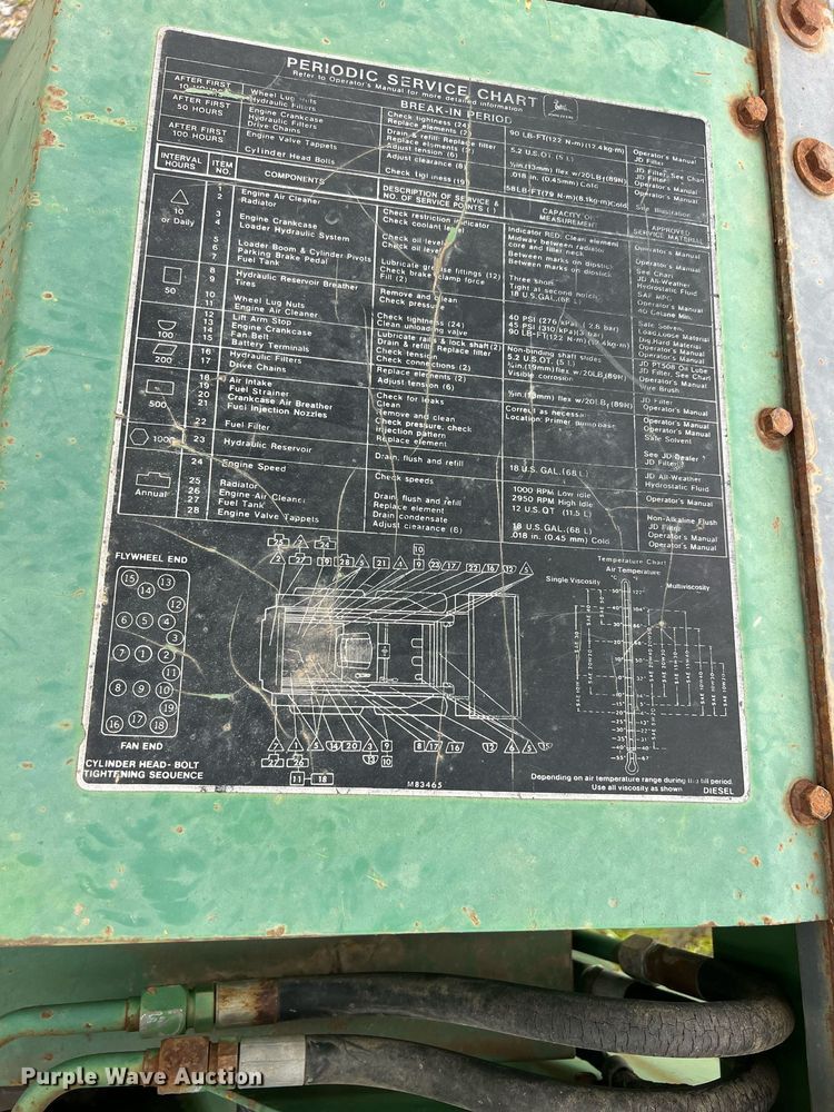 image for item EL2076 John Deere L125J skid steer loader