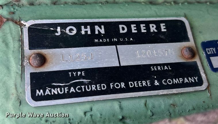 image for item EL2076 John Deere L125J skid steer loader