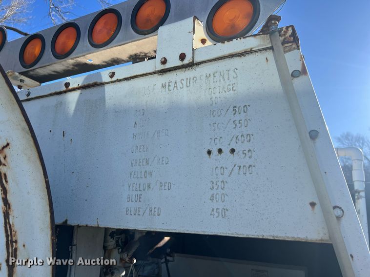 image for item EL5707 1990 International 4900 sewer jetter truck