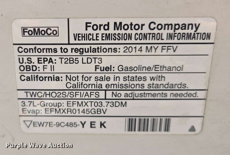 image for item EM7257 2014 Ford Explorer Police Interceptor SUV