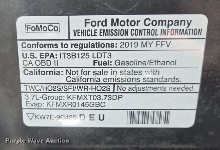 image for item EM7258 2019 Ford Explorer Police Interceptor SUV