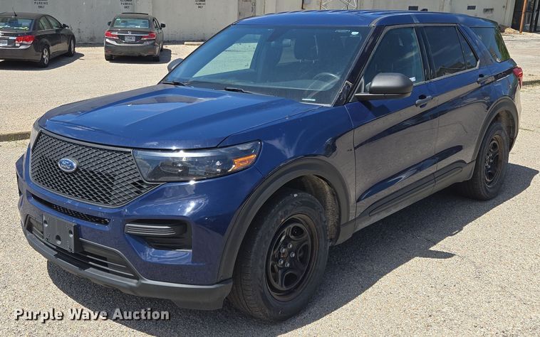 image for item EM7259 2020 Ford Explorer Police interceptor SUV