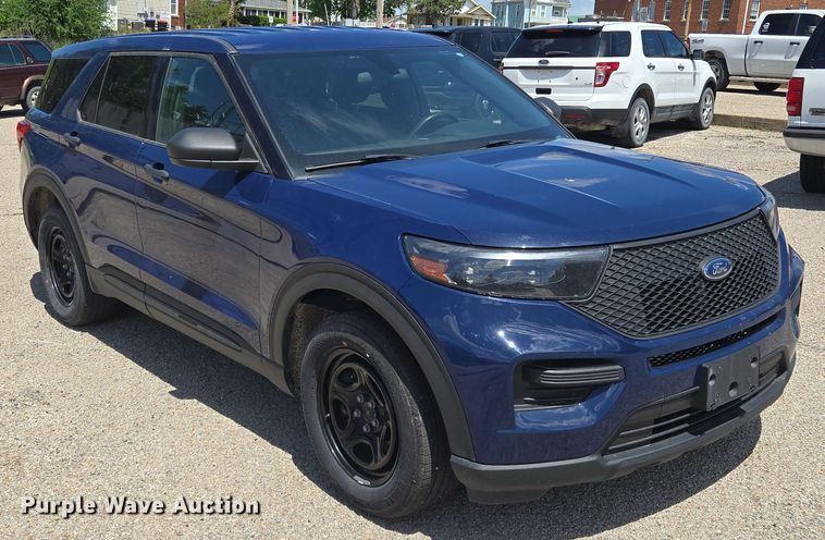 image for item EM7259 2020 Ford Explorer Police interceptor SUV