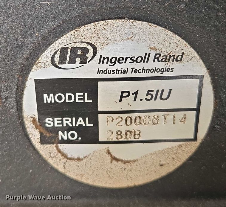 image for item EM7334 (2) Ingersoll Rand air compressors