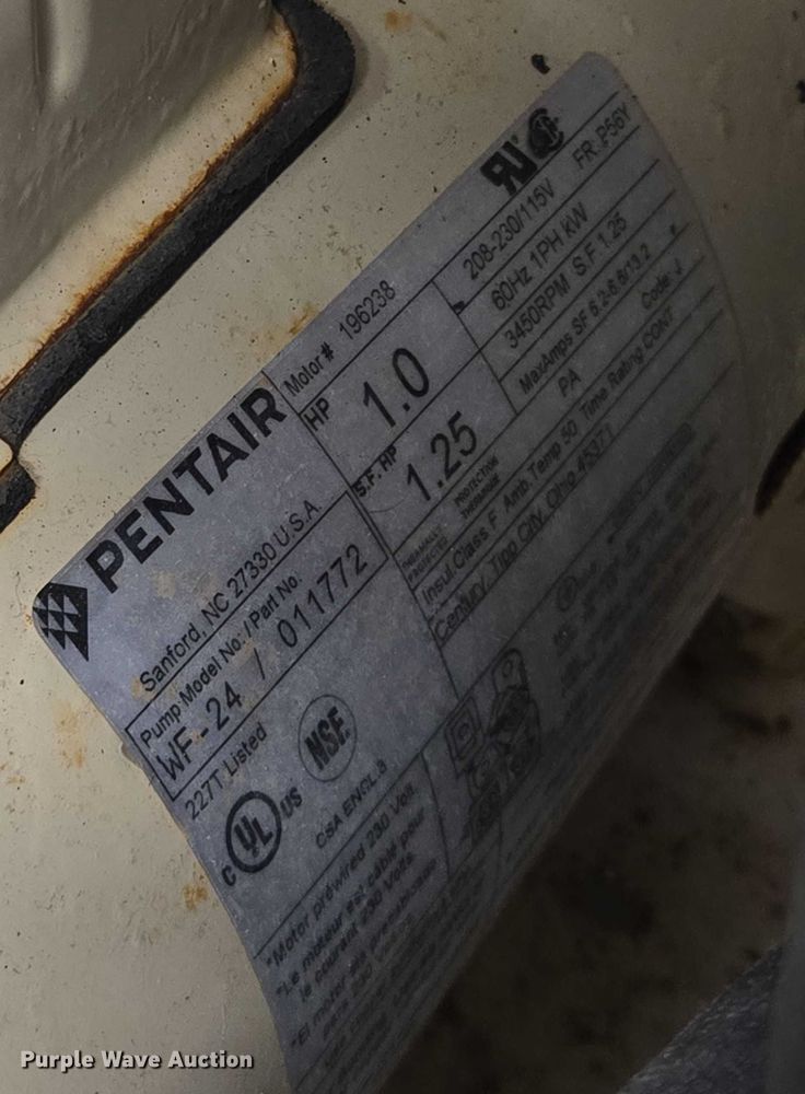 image for item EM7335 Harmsco BF155BKPSC pool vacuum