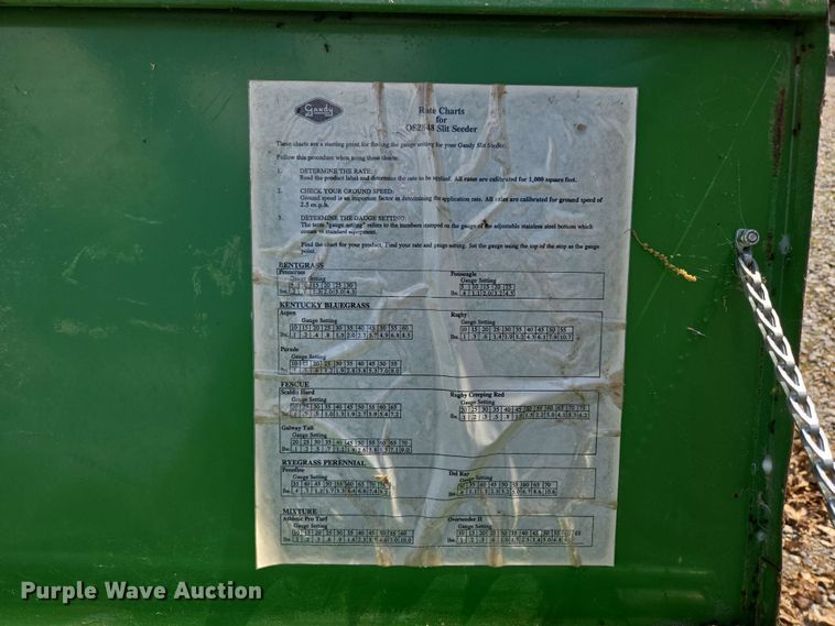 image for item EN3657 Gandy 2848DP seeder