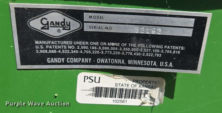 image for item EN3657 Gandy 2848DP seeder