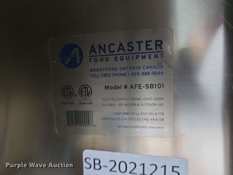 image for item EN3666 Ancaster Food Equipment AFE-SB101 sink