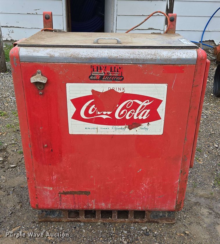 image for item EN3673 Ideal Dispenser Co. A-55 vending cooler