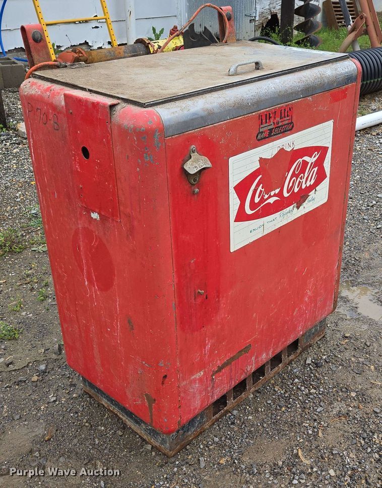 image for item EN3673 Ideal Dispenser Co. A-55 vending cooler