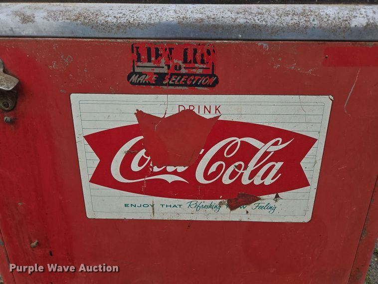 image for item EN3673 Ideal Dispenser Co. A-55 vending cooler