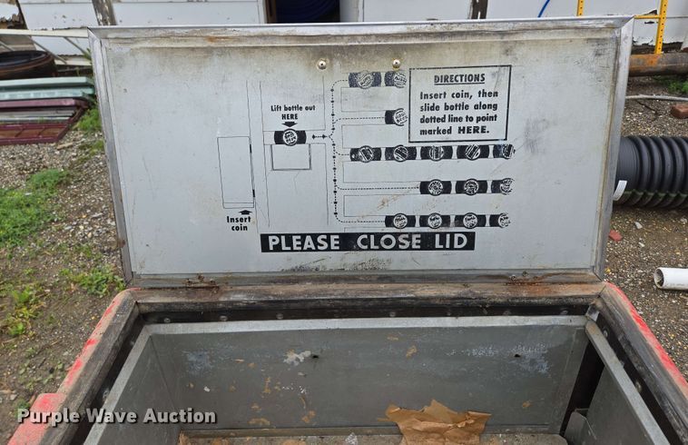 image for item EN3673 Ideal Dispenser Co. A-55 vending cooler