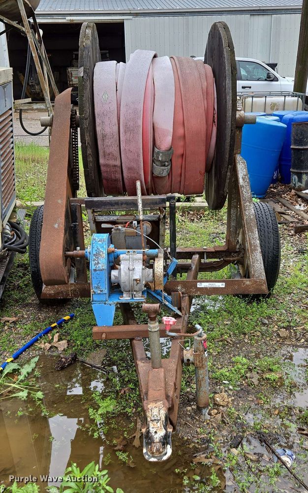 image for item EN3675 Shop built reel trailer