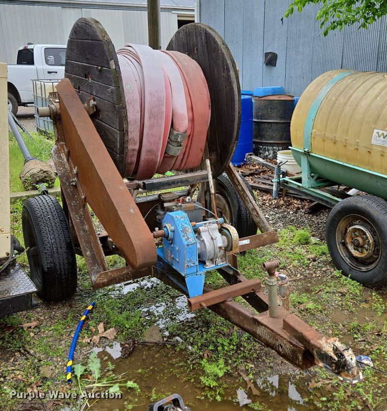 image for item EN3675 Shop built reel trailer