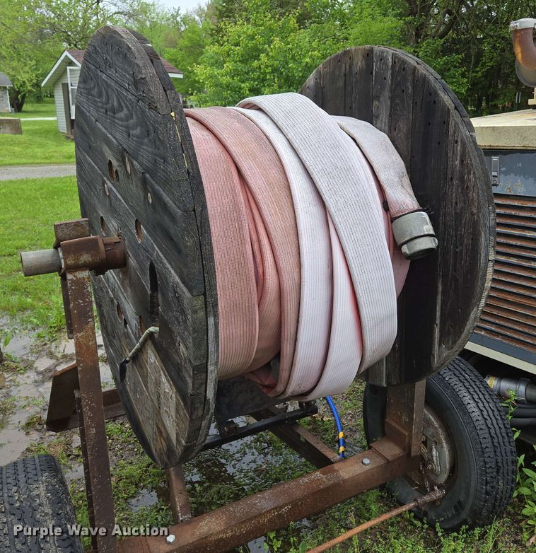 image for item EN3675 Shop built reel trailer