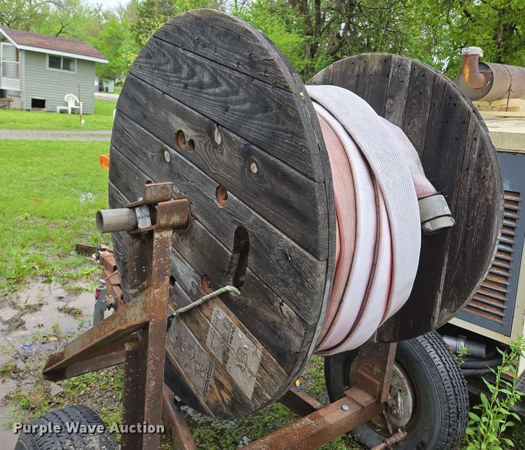 image for item EN3675 Shop built reel trailer