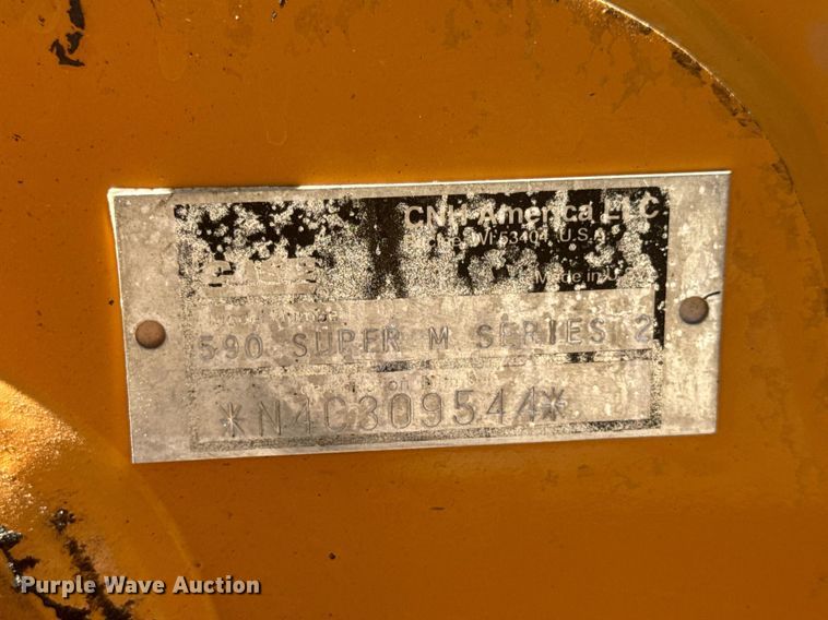 image for item EN4557 2004 Case 590 Super M Series 2 backhoe