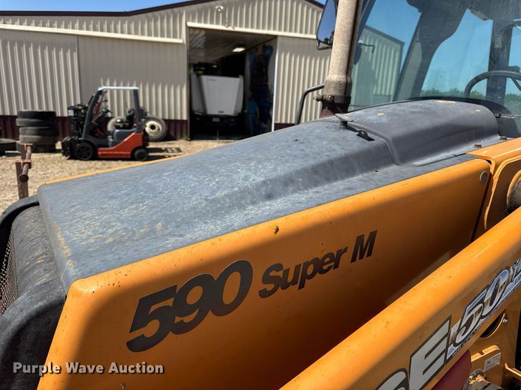 image for item EN4558 2007 Case 590 Super M Series 2 backhoe
