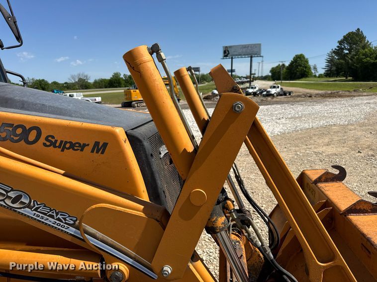 image for item EN4558 2007 Case 590 Super M Series 2 backhoe
